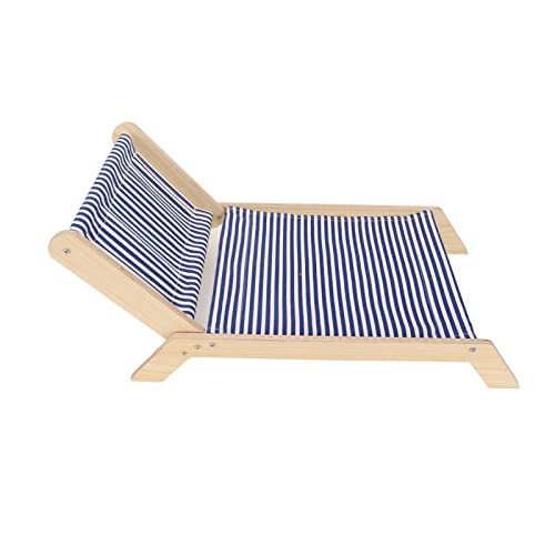 Materiales Premium, Lugar de Descanso, Uso de Cuatro Temporada, Silla de Playa de Hamaca para Gatos, con Diseño Minimalista, Sisal, Tablero Compuesto, Troncos, Lienzo, Hamaca, Cama Elevada para