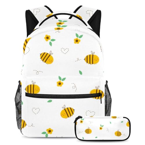 Sacs à dos de jour compacts style fleurs colorées pour organiser les affaires d'école lourdes