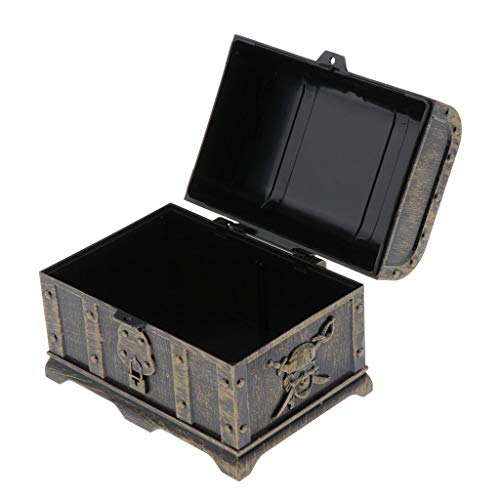 F Fityle 2x Baú Do Tesouro Pirata Para Procurar Tesouros/Dramatização/Jogo Em Família/Jogo Pirata