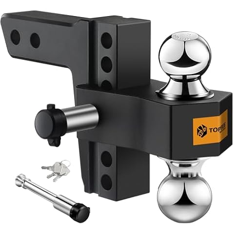 TOPBEE Adjustable Tow Hitch Cover