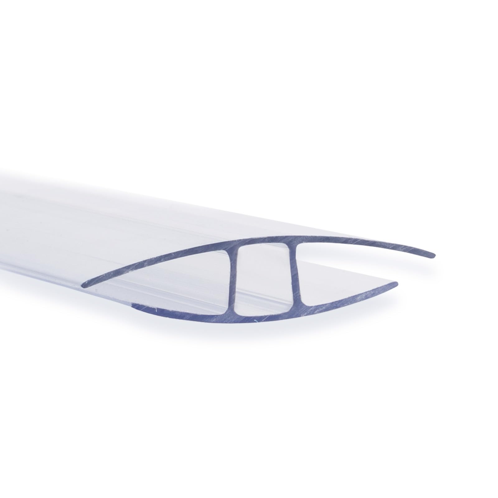 KARAT - Connecteurs pour Plaque Creuse en PVC - Matériau de Construction pour Serre, véranda - Connecteur Transparent résistant aux intempéries - 14 Connecteurs 60,5 x 121 cm, 4 mm d'épaisseur