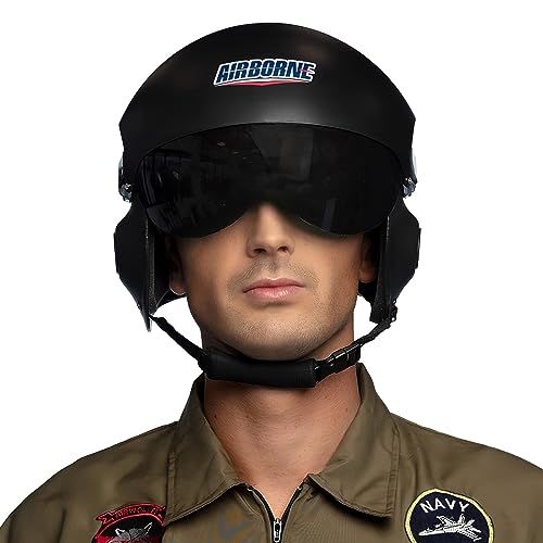Casque Airborne pour costume de pilote de jet de carnaval Boland