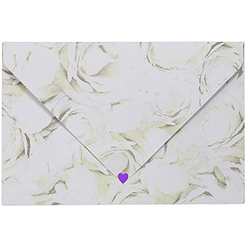 Purple Heart Stickers Valentine's Day Crafting Scrapbooking 0.50 Inch 1,000 Adhesive Stickers #TOP6