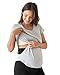 Kindred Bravely Everyday Maternity & Nursing T-Shirt | Maternity & Nursing Tops for Breastfeeding (Grey Heather, X-Small)