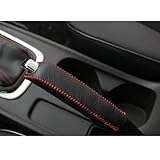 🎁【Protección eficaz】: Esta funda para freno de mano protege los accesorios de tu coche de daños, arañazos y polvo. Protege y decora la palanca del freno de mano. Es el reemplazo perfecto para la funda desgastada o la original.