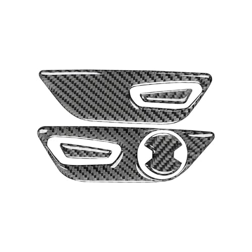 Garniture panneau de réglage de siège Mustang GT carbone pour sorties de week-end