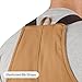 Berne Men's Heritage Insulated Duck Bib Overall, Medium Short, Brown Duck