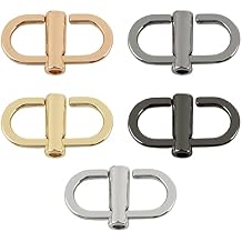 AUEAR, 5 Pack Adjustable Metal Clip Buckles for Chain Strap Bag Length Shorten Clasps Accessories