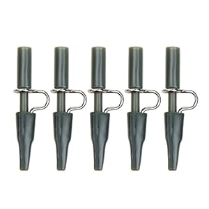 UEB Les Accessoires de Pêche de Carpe de Kit pour la Ligne de Pêche Clip de Plomb Européen 20pcs (Vert)