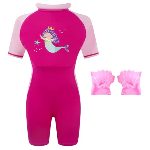 Gogokids Float Swimsuit for Boys Girls, Kids One Piece Swimwear Float Suit for Swimming Trainer