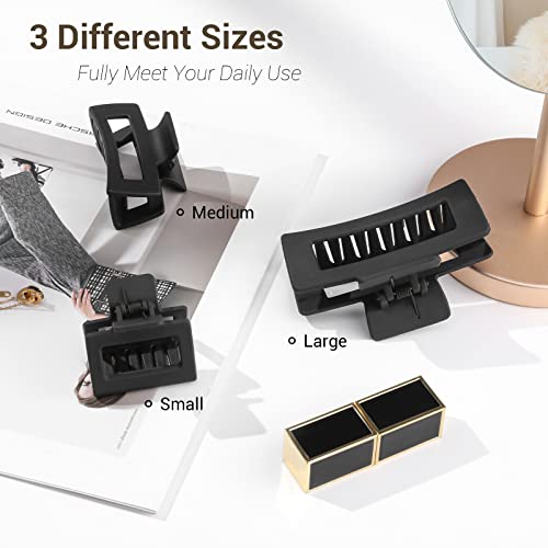 Shinowa 3 Pack Hair Claw Clips - Image 2