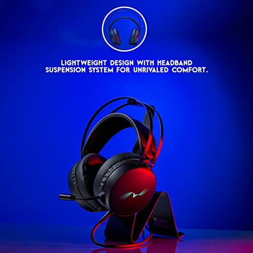 Rapoo VH310 Wired Gaming Headset Virtual 7.1 Channel 50MM Sound Unit RGB Backlit Headphone with 360° Adjustable Noise-Canceling Microphone for... - Image 6