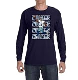 Long Sleeve Navy Dallas Javonte Williams Text Pic T-Shirt Adult 2XL