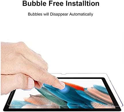 Robustrion [Anti-Scratch & [Smudge Proof] [Bubble Free] Premium Tempered Glass Screen Protector Guard for Samsung Galaxy Tab A8 10.5 inch [SM-X200/X205/X207] 2022