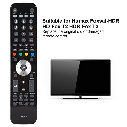 TV Remote Control, RM‑F01 Universal Remote Control Replacement, for Humax for Foxsat-HDR HD-Fox T2 HDR-Fox T2 Remote Controller - Image 4