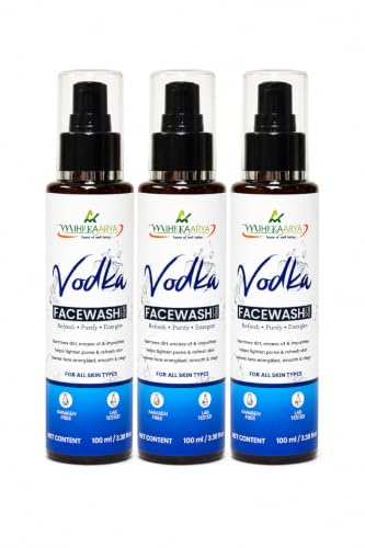 Image of Vodka Extract Face Wash for Clear & Fresh Skin - Pack of 3