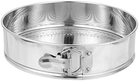 DOITOOL Springform Pan 10 Inch Stainless Steel Springform Cake Pan, Leakproof Nonstick Cheesecake Pan with Removable Bottom, Round Springform Cake Pan for Baking