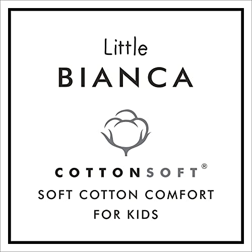 Bianca Stars Stripes Cotton Double Fitted Sheet White Grey - Image 4