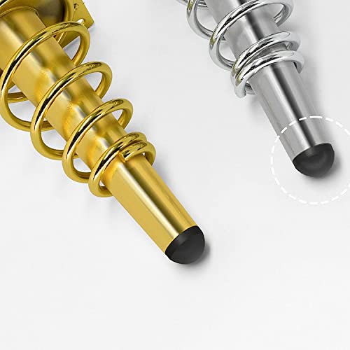 Conjunto de pernas de móveis com 4 pés de substituição cônicos retos modernos de metal, pernas de me