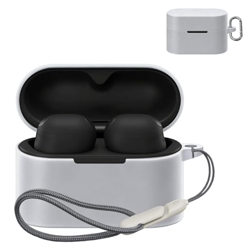 For �\�j�[(SONY) WF-1000XM6 �P�[�X�ی�J�o�[ �ی�P�[�X �V���R���P�[�X SpinoArmor �����[�d�\ �S�ʕی� �����h�~ �L�Y�h�~ �ϏՌ� �h�o �y�� ���[ �J���r�i�t�� �\�j�[(SONY) WF-1000XM6�Ή��i�O���[�j
