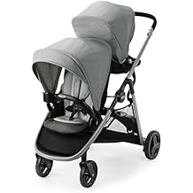 Graco Ready2Grow LX 2.0 Double Stroller Features Bench Seat and Standing Platform Options, Clark