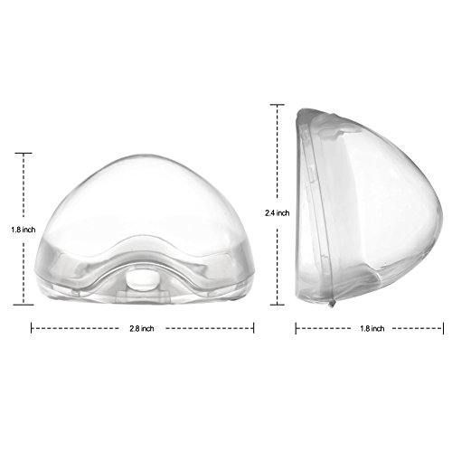 Accmor Pacifier Case, Pacifier Holder Case, Pacifier Container For Travel, Bpa Free, Transparent, 3 Pack #TOP7