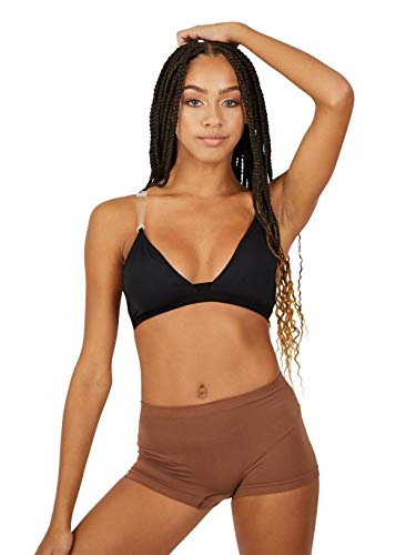 Women's Deep Neck Clear Back Bra