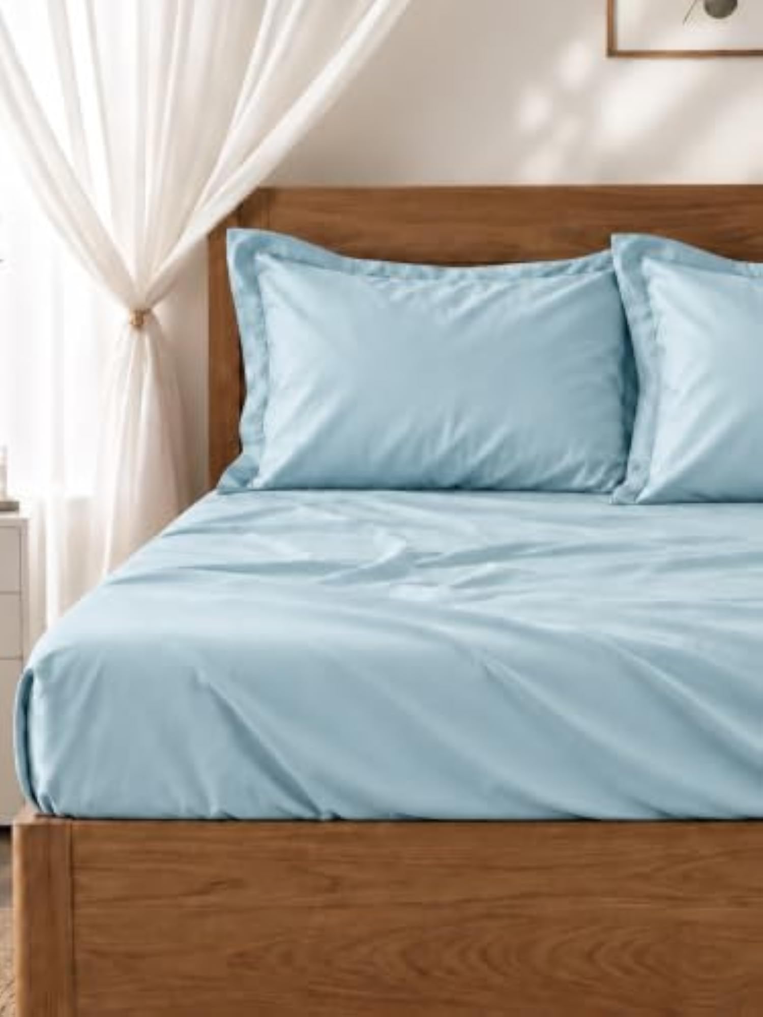 100% Bamboo King Size Bedsheet with 2 Pillow Covers