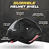 RYDR Full Face Motorbike Helmet for Men & Women | ISI Certified | Shock-Absorbing Interior, Comfortable Liner, Ventilated Design & Aerodynamic Build | Stylish Look