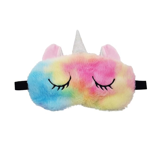 ADOERE Unicorn Sleeping Mask, Blindfold Eye Cover Travel Sleeping Mask Best for Women Girl Kids