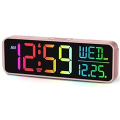 Peakeep Kids Digital Alarm Clock for Bedrooms, Date Day of Week Large Display Numbers 6 Brightness photo Peakeep Kids Digital Alarm Clock for Bedrooms, Date Day of Week Large Display Numbers 6 Brightness