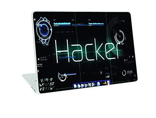 Image of Galaxsia TM Hacker Vinyl Laptop Skin /Sticker /Cover /Decal Compatible for Any 15.6 Inches Laptop (Hp /Dell /Sony /Acer /Lenovo /ASUS) Or Notebook