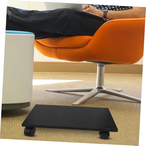 Soporte para CPU DOITOOL con ruedas, diseño simple y superficie lisa, para colocar bajo escritorio miniatura 4