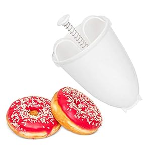 SOLDOUT™ Donut Mould Easy Fast Portable Donut Maker Manual Waffle Dispenser Doughnut Machine Waffle Plastic Lightweight…