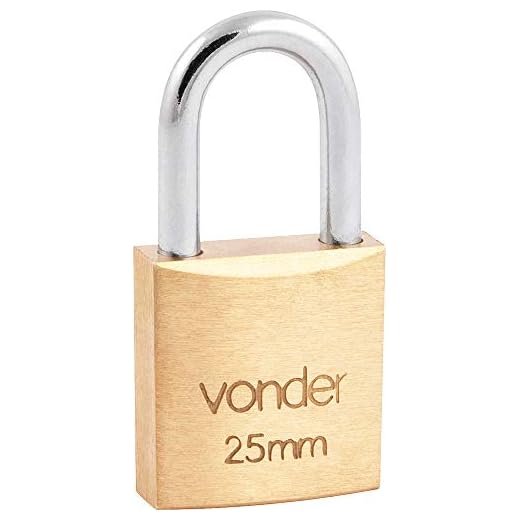 Cadeado de Latão, 25 mm, Vonder VDO1964