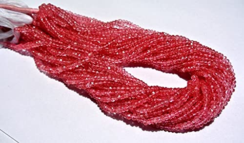 Pink Mystic az Rondelles 4mm idéal pour créer vos bracelets de mariage bohème