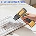 Multi-Function Fan & Dust Extractor Powerful Fan with Speed Up to 130,000 RPM Ideal for Cars, Homes, Computer Keyboards, and Outdoor Settings 9-Speed Adjustment Cleaning and Vacuuming Functions