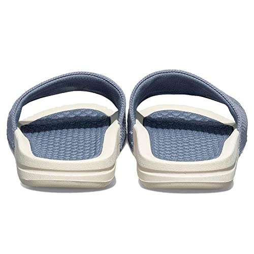 Athletic Propulsion Labs (APL) Big Logo Techloom Slide Slate/Pristine 10 B (M)4