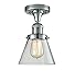 Innovations 517-1CH-PC-G62 1 Light Semi-Flush Mount, Polished Chrome