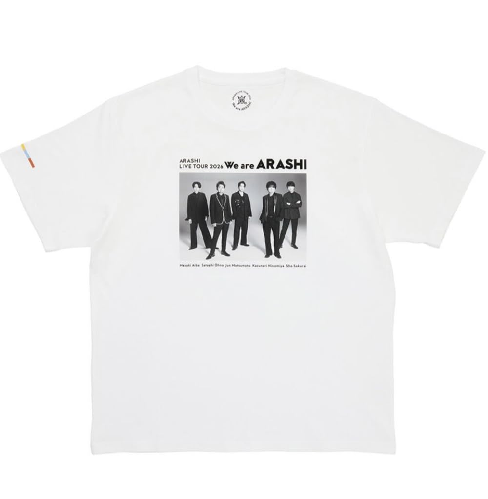 嵐　Tシャツ　We are arashi TOUR 2026 新品 Amazon.co.jp: 嵐 Tシャツ 未開封・2営業日以内発送 We are ARASHI