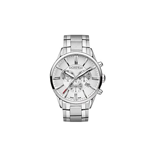 Roamer Intelihance Superior Orologio Da Polso, Uomo, Acciaio Inox, Argento