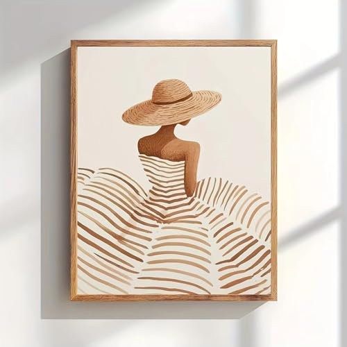 Póster minimalista de mujer de 40x60cm sin marco para dormitorio