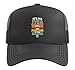 Retro Special Education Teacher SPED Trucker Hat with Adjustable Mesh Back, Black