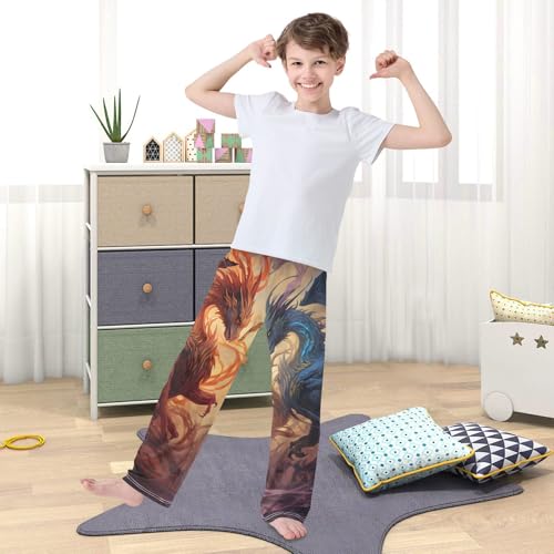 Pajama Pants Powerful Dragons Long Sleep Pants Lounge Bottoms3