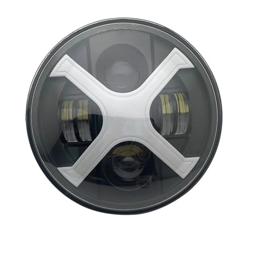 Phare rond LED moto 17,5 cm idéal pour rouler la nuit en Nine T