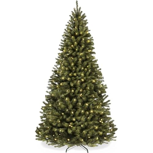 Best Choice Products 7.5ft Artificial Christmas Tree with LED Twinkling Lights, Pre-Lit Spruce Realistic Holiday Xmas Décor, 550 Lights, 1,346 Tips