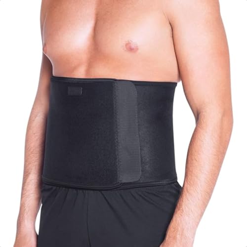 Cinta Abdominal Térmica Masculina Corrigir Postura Trabalho Faixa de Compressão Abdômen Modeladora C