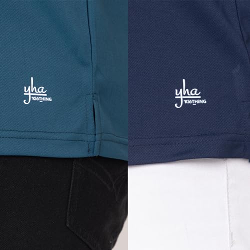 Image of YHA Polo Neck Full Sleeves Plus Size Men's Tshirts (Pack of 2)