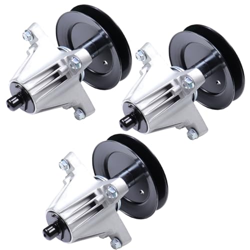 MOCW 3 PCS 618-09256 618P09256 Deck Spindle Assembly for Cub Cadet for MTD Craftsman Troy Bilt ZT1-50 ZT2-50 Z5600 Z5650 Mustang Z50 50-Inch Deck Mowers, Mounting Bolts and Threads Included