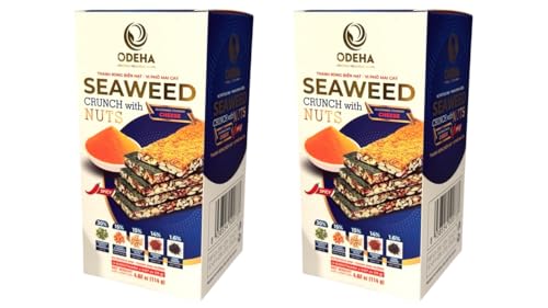 Image of 2 Packs - Spicy Cheese Seaweed Nuts - Thanh Rong Bien Vi Pho Mai Cay - 4 Oz per Box with 2 Boxes per Order